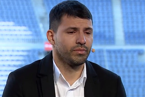 “Primero es mi salud”: Kun Agüero dice adiós al futbol por mal cardiaco