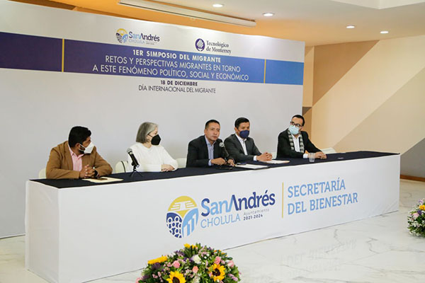 Conmemora Ayuntamiento de San Andrés Cholula el Día Internacional del Migrante