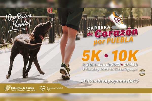 Anuncia patronato del SEDIF carrera con causa “De Corazón por Puebla”