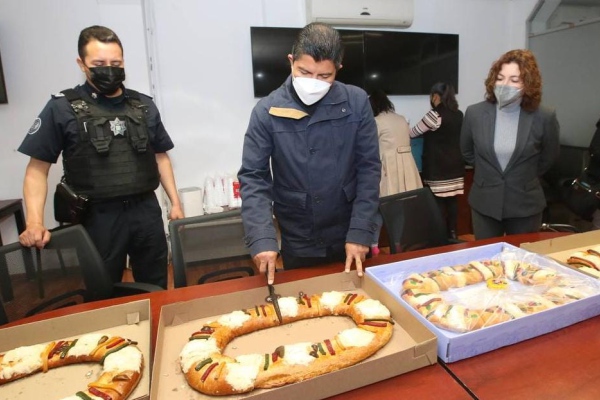 Eduardo Rivera agradece a elementos de la SSC por su labor diaria