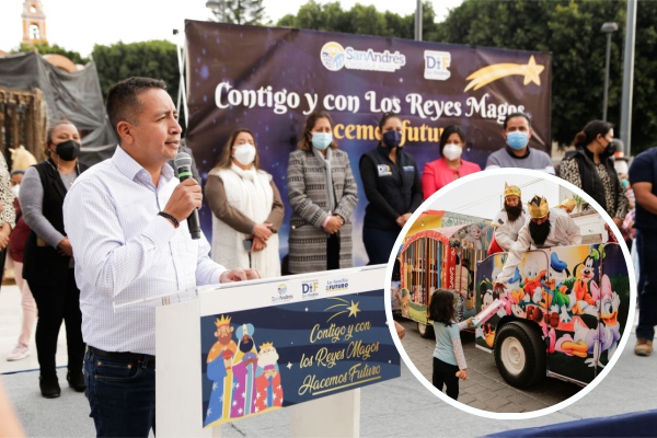 DIF de San Andrés acerca la magia de los Reyes Magos a los niños del municipio