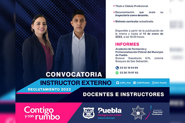 Emite SSC convocatoria de selección para instructoras e instructores externos