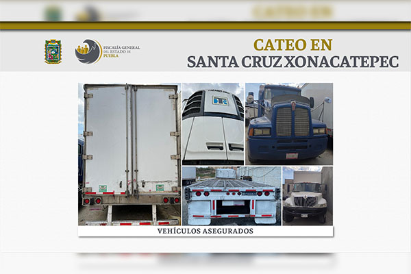 FGE recuperó 5 unidades de carga; una con tres toneladas de carne