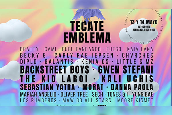 Backstreet Boys y Gwen Stefani vendrán a México al Festival “Tecate Emblema”