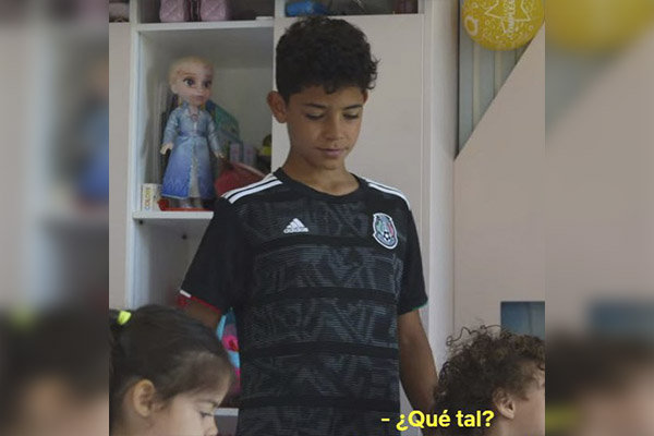 Hijo de Cristiano Ronaldo presume la playera de la Selección Mexicana