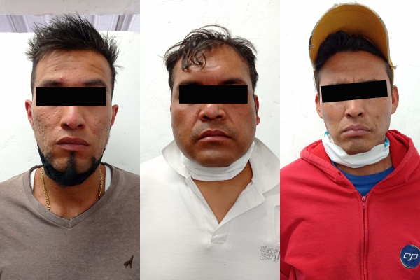 Policías municipales detienen a tres facinerosos tras asalto a transporte público