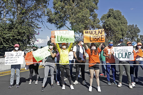 Alumnos UDLAP, “ideólogos” que deshonran su propia causa