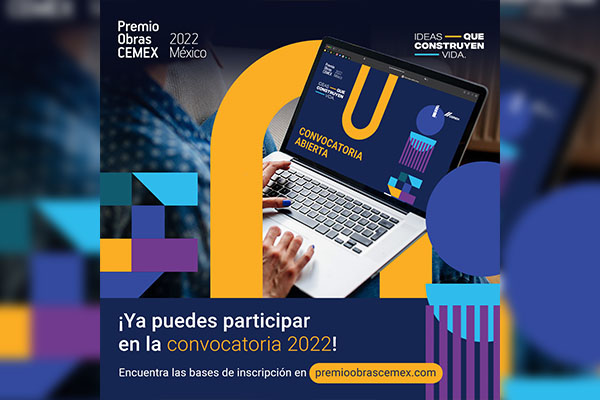 Cemex lanza convocatoria para el Premio Obras 2022