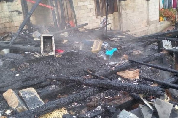 Septuagenario murió trágicamente: quedó atrapado en un incendio