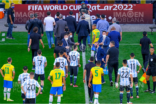 FIFA ordena repetir partido entre Argentina y Brasil por eliminatorias para Catar 2022