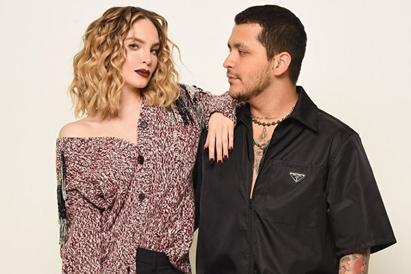Belinda reacciona en redes tras rompimiento con Christian Nodal