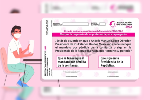 Comienza la impresión de las papeletas para la consulta de revocación de mandato