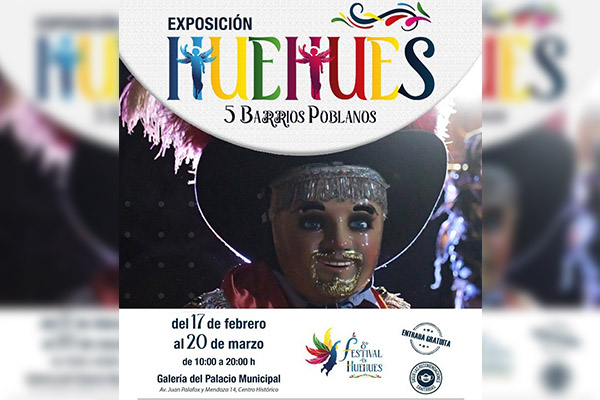 Diversas actividades en el zócalo y Galería del Palacio por el 8° Festival de Huehues
