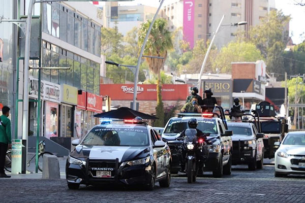 La Policía Municipal de Puebla implementa dispositivo B.O.M.U