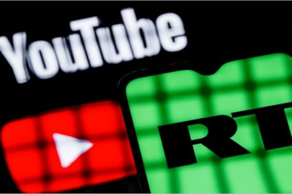 Google anuncia que bloquea en Europa canales de RT y Sputnik en YouTube