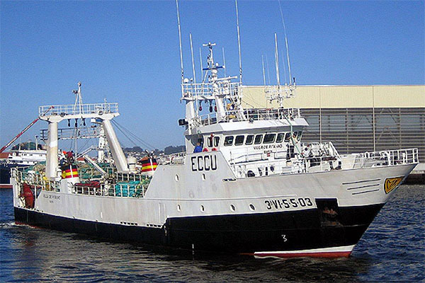 Buque pesquero que naufragó en Terranova estaba lleno de infracciones por pesca ilegal