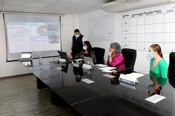 Presenta Medio Ambiente reporte sobre calentamiento y contaminación en Puebla capital