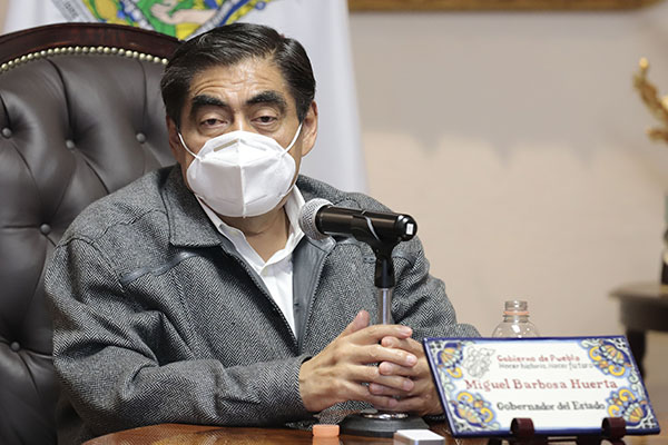 En Puebla, el poder del Estado es superior a cualquier grupo delincuencial: Barbosa