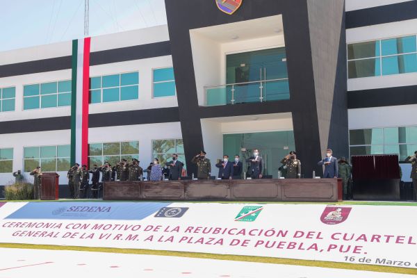 Oficializan reubicación de Cuartel General de la VI Región Militar