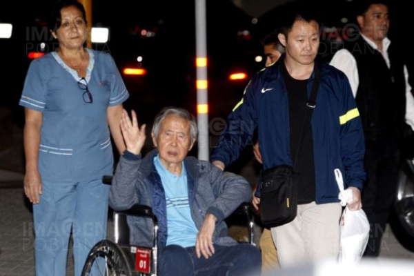 Alistan protestas en Perú por la inminente liberación de Alberto Fujimori