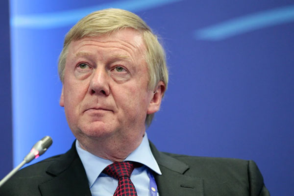 El representante internacional de Putin, Anatoly Chubais, renuncia a su cargo