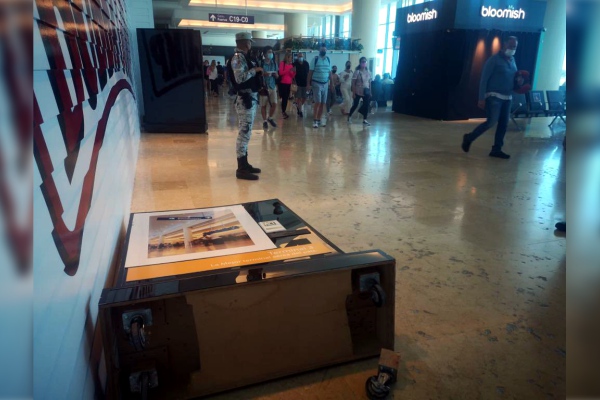 La Guardia Nacional desmiente tiroteo en Cancún; fueron anuncios derribados