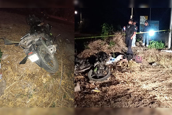 Motociclista sufre mortal accidente en la carretera a Canoa