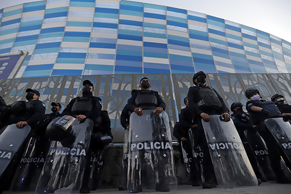 Bajo fuerte dispositivo de seguridad, Puebla buscará la victoria ante Pumas