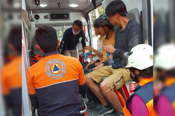 Protección Civil Municipal encuentra a salvo a jóvenes extraviados tras paseo en bicicleta
