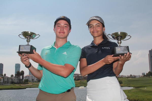Golfistas Derbez y García se coronan en el LXXI Campeonato Nacional
