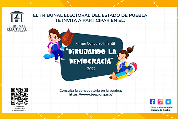TEEP invita al Primer Concurso Infantil “Dibujando la democracia”