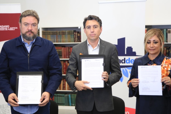 Secretaría de Bienestar municipal y CCSJ firman convenio para ampliar esquemas de seguridad
