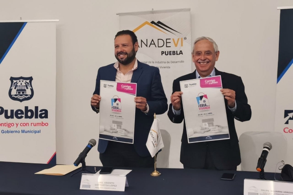 Ayuntamiento de Puebla y CANADEVI organizan Feria de la Vivienda