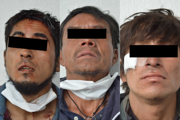 Policías municipales detienen a tres sujetos por robo a casa habitación