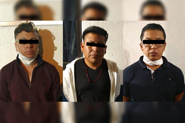 Detenidos tres sujetos que viajaban con un arma ilegal