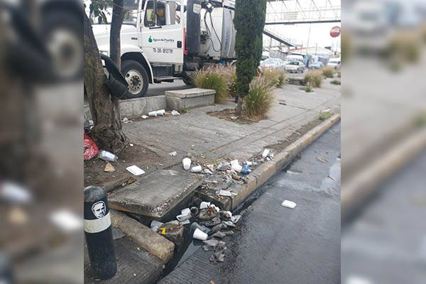 Desazolvó Agua de Puebla 1,021 kilómetros de la red de drenaje