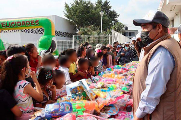 Celebran Día del Niño y la Niña en Amozoc