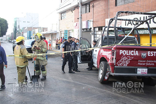 Otra patrulla estatal involucrada en aparatoso accidente