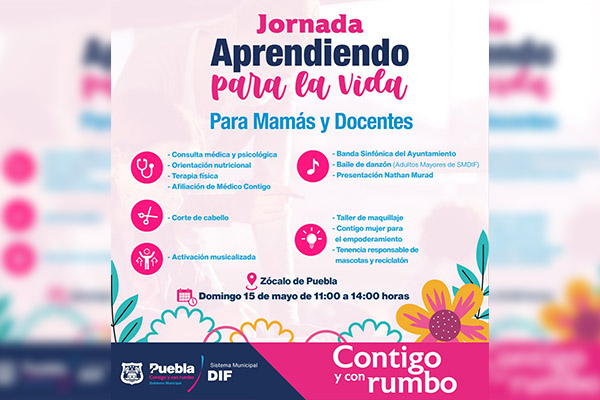 Ayuntamiento de Puebla invita a la jornada “Aprendiendo para la vida”