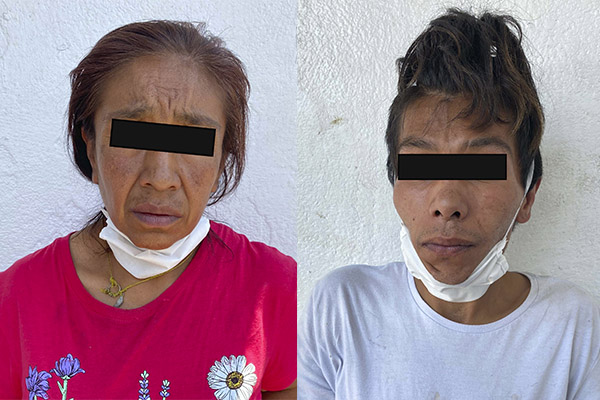Sorprende SSC a pareja que portaba 30 dosis de diversa droga