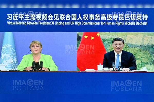Xi Jinping defiende avances de China en derechos humanos en reunión con Bachelet