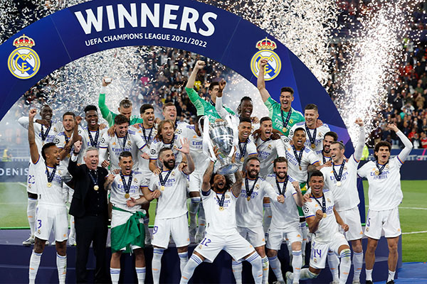 Real Madrid gana la Champions League 2022 al vencer al Liverpool por 1-0