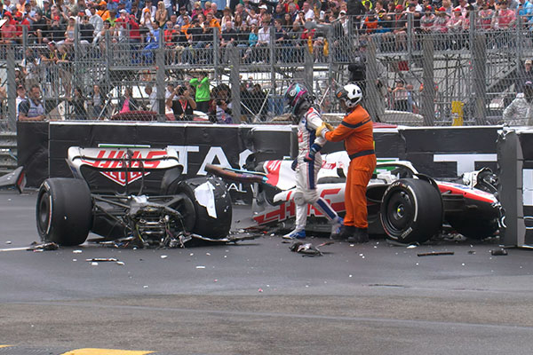 Así fue el impactante accidente de Mick Schumacher en el GP de Mónaco