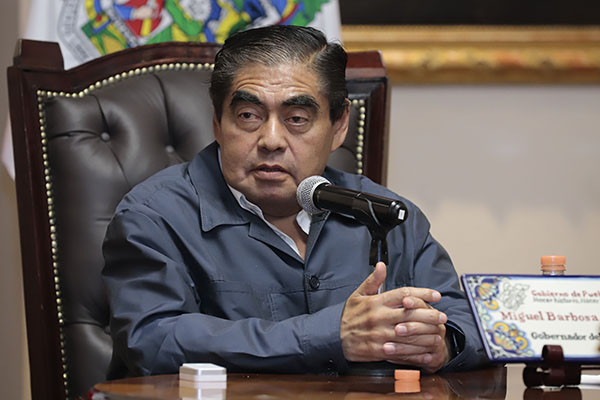 Pleito entre primos no debe afectar la impartición de justicia en Puebla: Barbosa