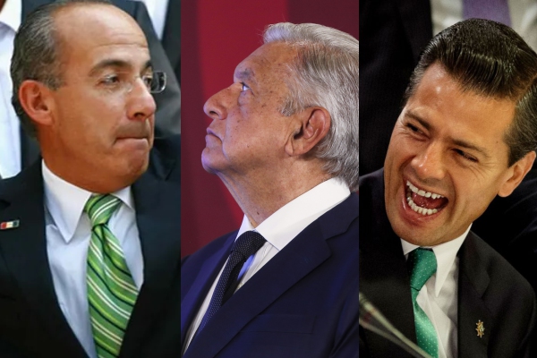 Sin miedo a AMLO, Calderón y Peña Nieto se pasean por el mundo