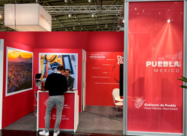 Puebla participa en Hannover Messe, feria mundial de la industria tecnológica