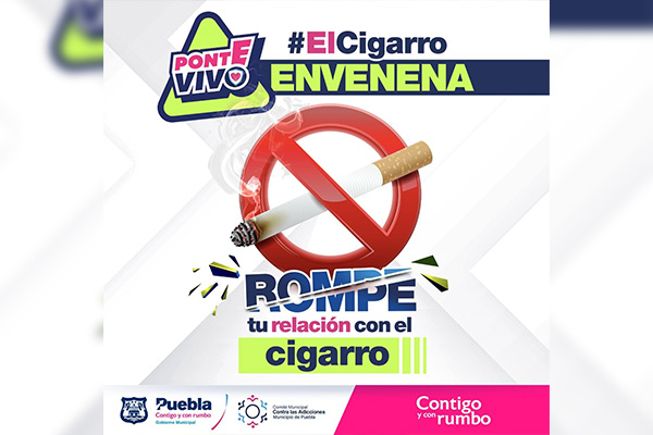 Comité Municipal contra las Adicciones llama a romper relaciones tóxicas con el tabaco