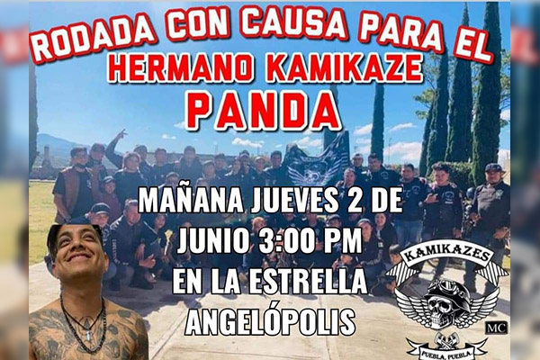 Alistan rodada para apoyar a motociclista herido en carambola del Periférico