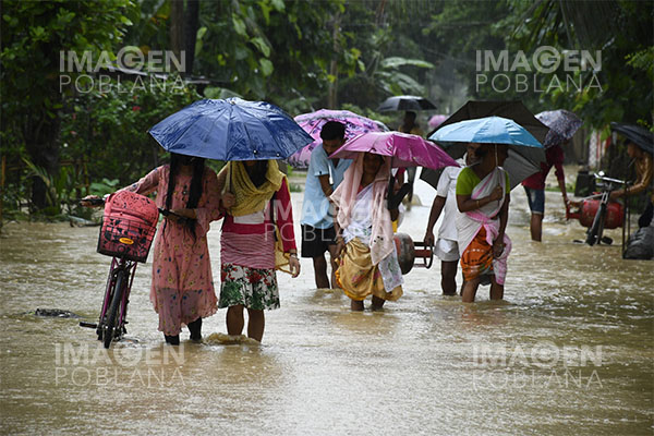 Inundaciones dejan 101 muertos y más de 5.45 millones de damnificados en India