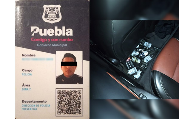 Policía ebrio intenta atropellar a elementos de Tránsito para darse a la fuga